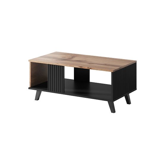 Coffee Table RANDOM LAW-1 - Wotan Oak/Black