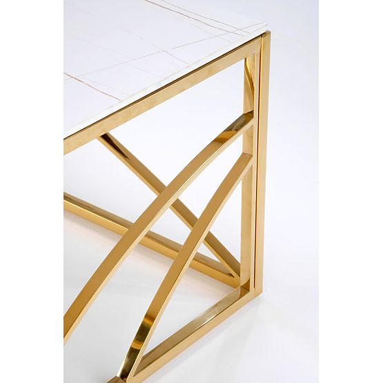 Coffee Table UNIVERSE 3, White Marble / Gold (2p=1pc)