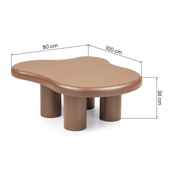 Coffee Table Vercelli 100 cm, Choco