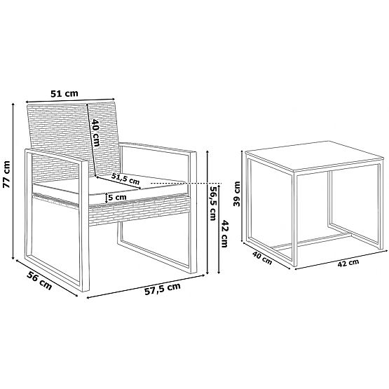 COFFI Garden Furniture Set