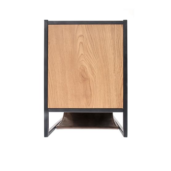 COMPACT Coffee Table Golden Oak/Black (1p=1pc)