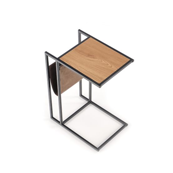 COMPACT Coffee Table Golden Oak/Black (1p=1pc)