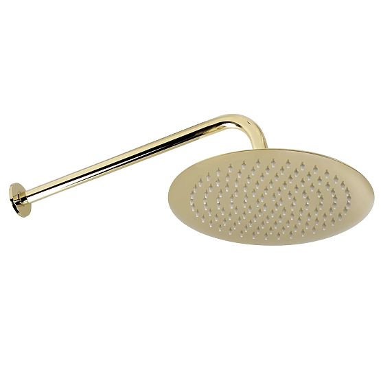 Concealed Shower Set with Thermostat Rea Lungo Diamond Gold+ BOX