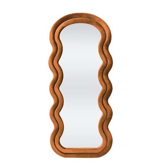 CONFETTO Standing or Wall Mirror, Cinnamon (1p=1pc)