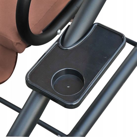 Convertible Garden Swing 2-in-1 with Cushions Brown