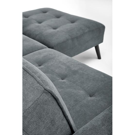 Convertible Sofa CORNELIUS with Corner Sofa Function Grey (1p=1pc)