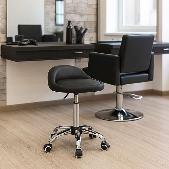 Cosmetic Hairdressing Stool LOMO Black