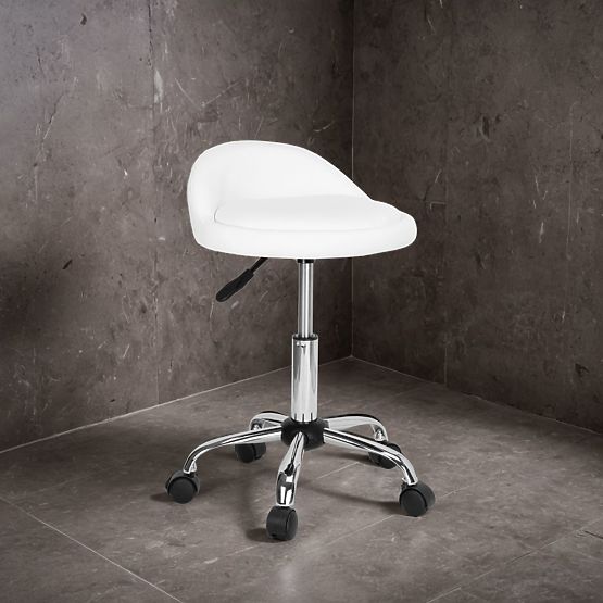 Cosmetic Hairdressing Stool LOMO White