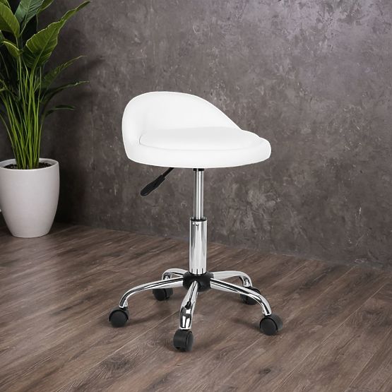 Cosmetic Hairdressing Stool LOMO White