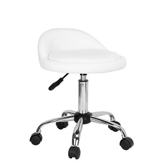 Cosmetic Hairdressing Stool LOMO White