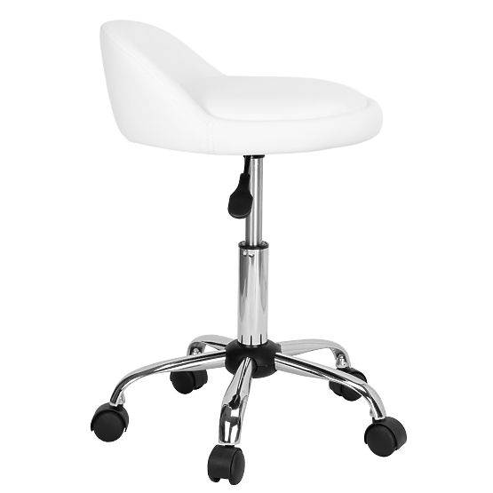 Cosmetic Hairdressing Stool LOMO White