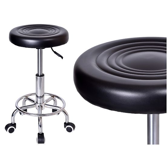 Cosmetic Hairdressing Stool Monza Black