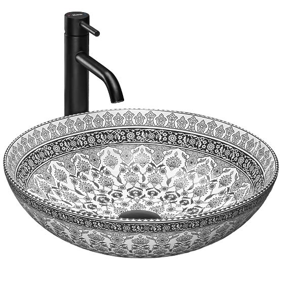 Countertop Basin Rea Arte Dark Gray