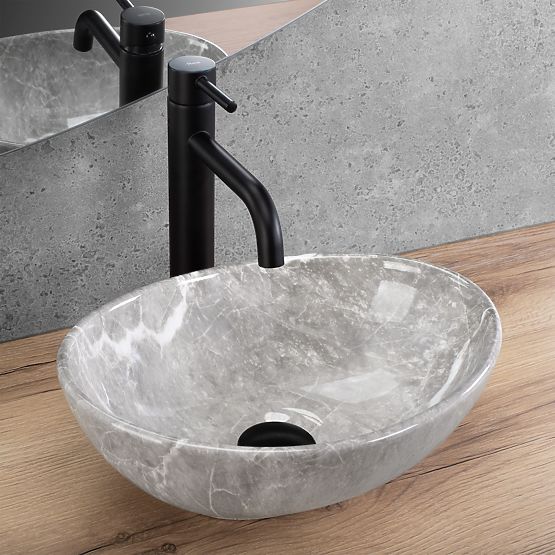 Countertop Washbasin Rea Sofia Mini Grigio