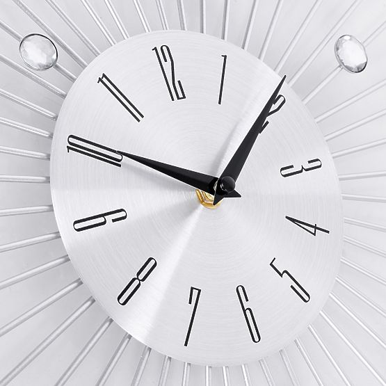 Cristal Moon Wall Clock - 50 cm