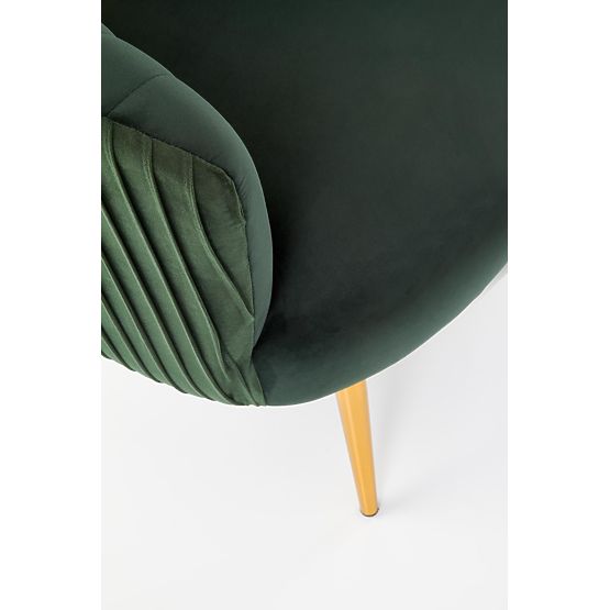 CROWN Relaxation Chair Dark Green / Gold
