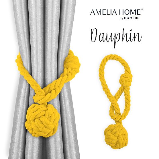 Curtains - Accessories DAUPHIN color yellow ameliahome