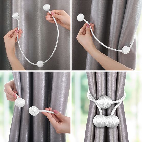 Curtains - Accessories MONTREAL Powder Pink ameliahome