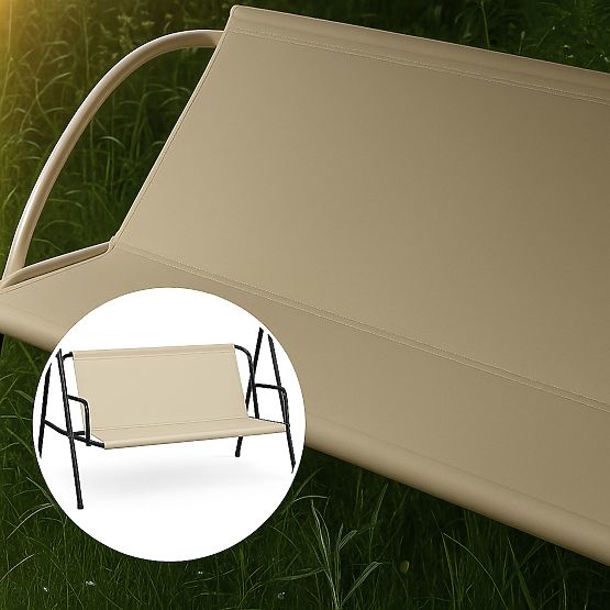 Cushion for Garden Swing 127x100 cm Beige MultiGarden