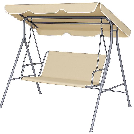 Cushion for Garden Swing 127x100 cm Beige MultiGarden