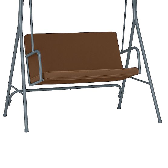 Cushion for Garden Swing 127x100 cm Brown MultiGarden