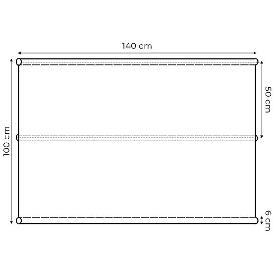 Cushion Pad for Garden Swing 140 x 100 cm Grey ModernHome