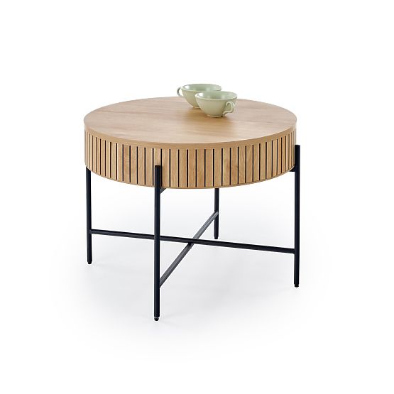 DANTE set of 2 benches, natural/black (1p=1set)