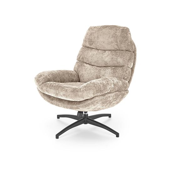 DARIO Recliner Chair with Footrest and Rocking Function, Beige (1p=1pc)