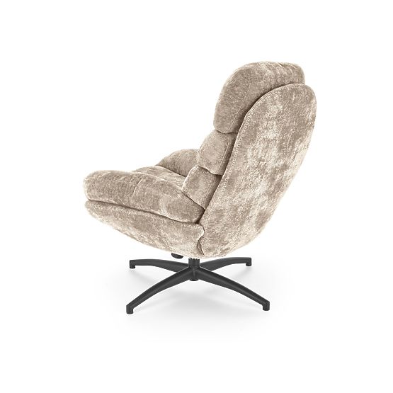 DARIO Recliner Chair with Footrest and Rocking Function, Beige (1p=1pc)