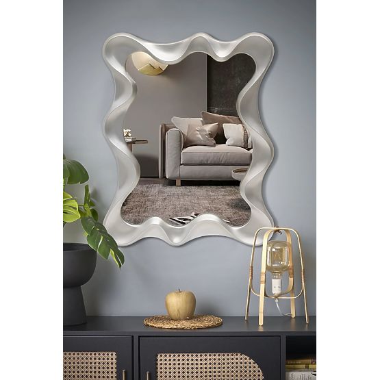 DECO Wall Mirror, Silver Antique (1p=1pc)