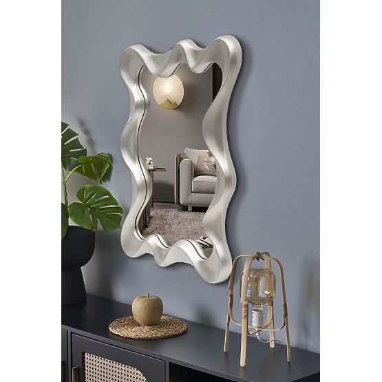 DECO Wall Mirror, Silver Antique (1p=1pc)