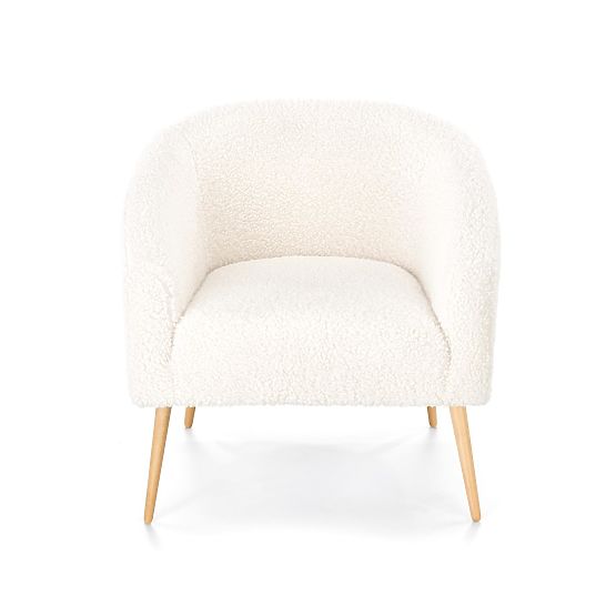 Design armchair GRIFON - cream