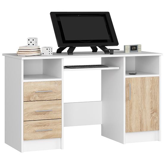 DESK ANA PK WHITE / SONOMA