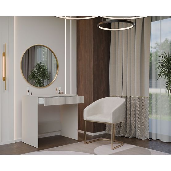 WRITING DESK WITH 2 DRAWERS MARINA 2S SERIES: MARINA