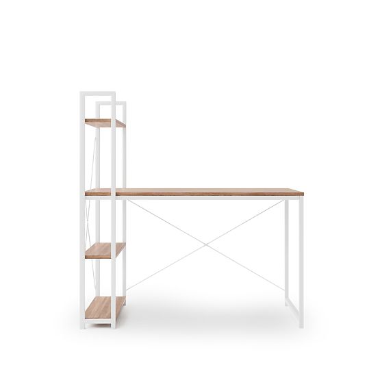 Desk NARVIK B1 White/Sonoma Oak