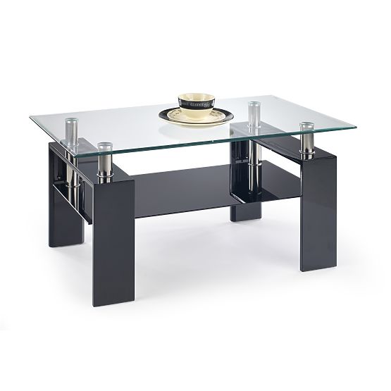 DIANA H conference table black lacquered (2p=1pc)