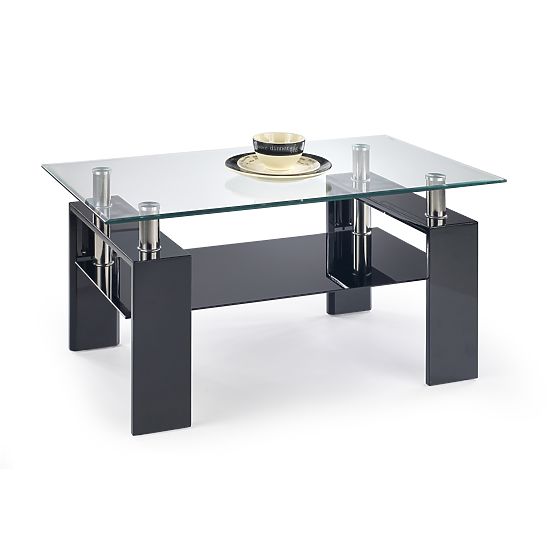 DIANA H conference table black lacquered (2p=1pc)