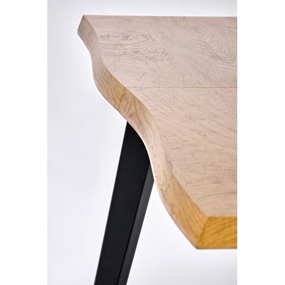 DICKSON 2 Extendable Table 150-210/90 cm, Top - Natural, Legs - Black (2p=1pc)