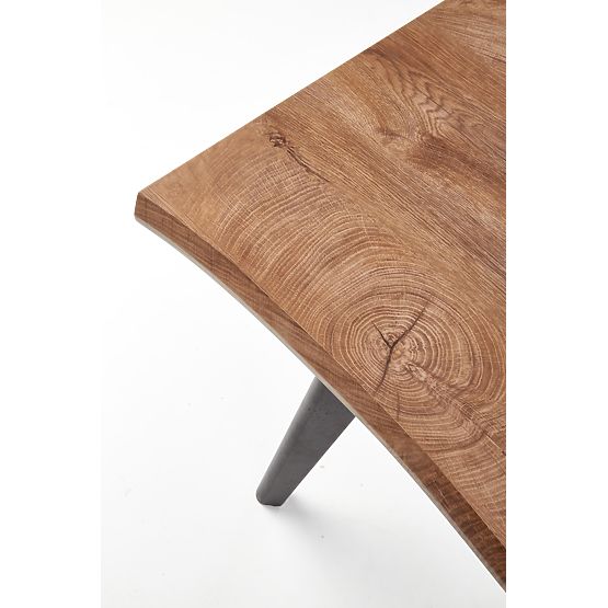 DICKSON Extendable Table 120-180/80 cm, Top - Natural, Legs - Black (2p=1pc)