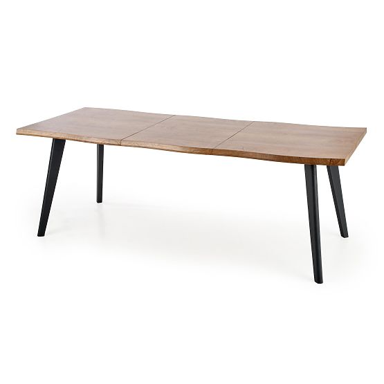DICKSON Extendable Table 120-180/80 cm, Top - Natural, Legs - Black (2p=1pc)