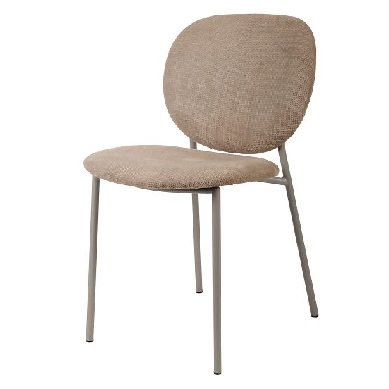 Dining Chair Alexa, Light Brown/Beige Legs