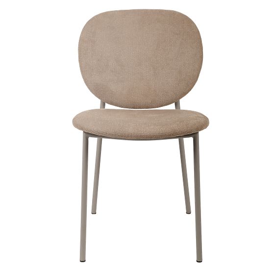 Dining Chair Alexa, Light Brown/Beige Legs