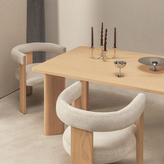 Dining Chair Bali, Beige/Ash