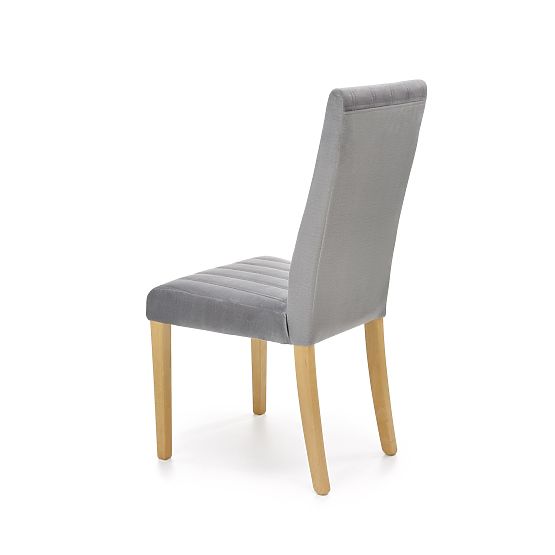 Dining Chair DIEGO 3 - Light Grey/Natural
