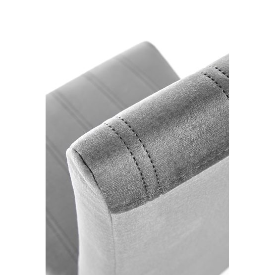 Dining Chair DIEGO 3 - Light Grey/Natural