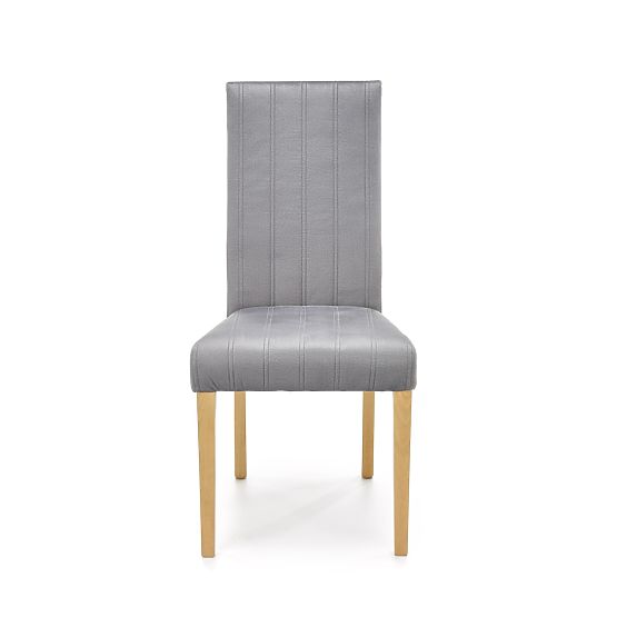 Dining Chair DIEGO 3 - Light Grey/Natural