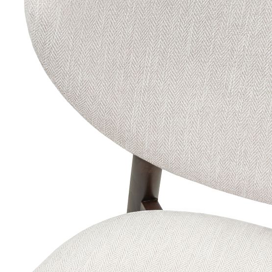 Dining Chair Domenico Beige/Walnut