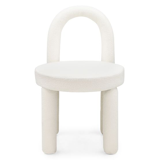 Dining Chair Ivo, Ecru, Boucle