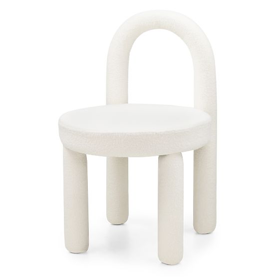Dining Chair Ivo, Ecru, Boucle