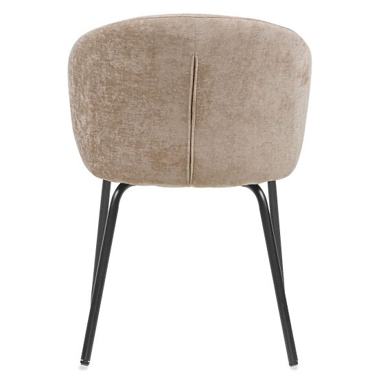 Dining Chair Larisa, Brown/Black Legs